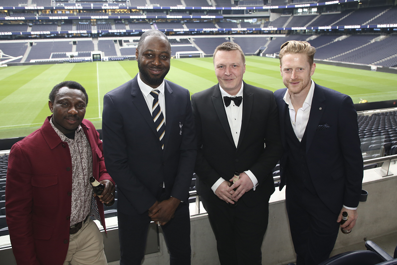 Ledley King with guests