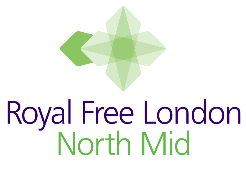 Logo representing North Mid as a member of the Royal Free London group